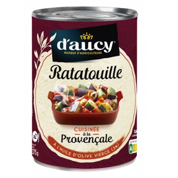 D\'AUCY - RATATOUILLE A LA PROVENCALE Boite de 375g