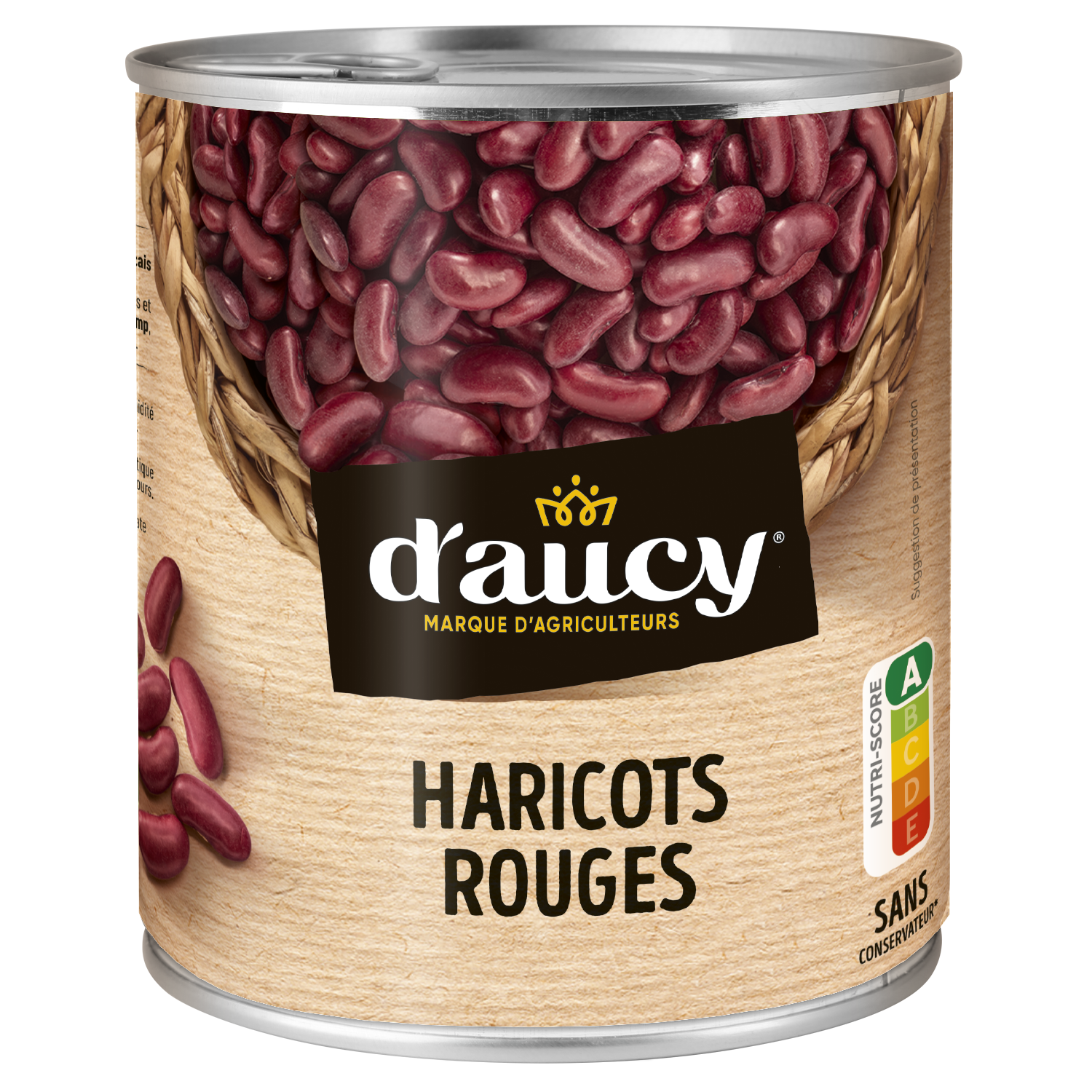 D\'AUCY - HARICOTS ROUGES Boite de 500g