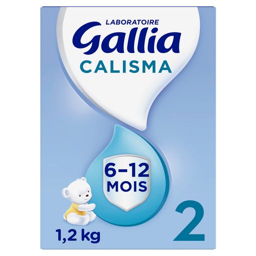 GALLIA - LAIT EN POUDRE CALISMA 2ème AGE Boite de 2 sachets : 1200g