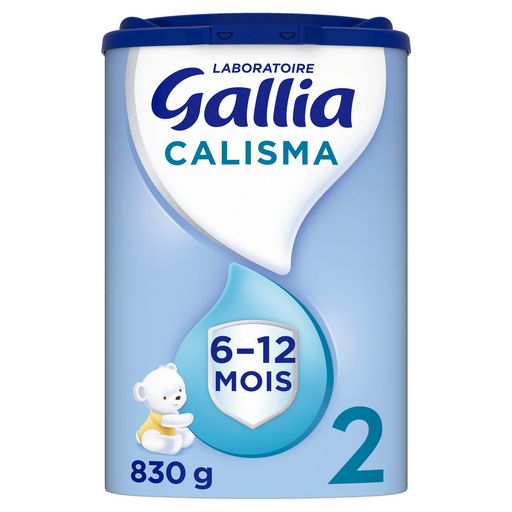 GALLIA - LAIT EN POUDRE CALISMA 2ème AGE Boite de 830g