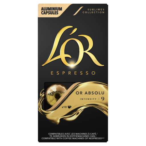CAFE CAPSULE OR JAUNE L\'OR ESPRESSO