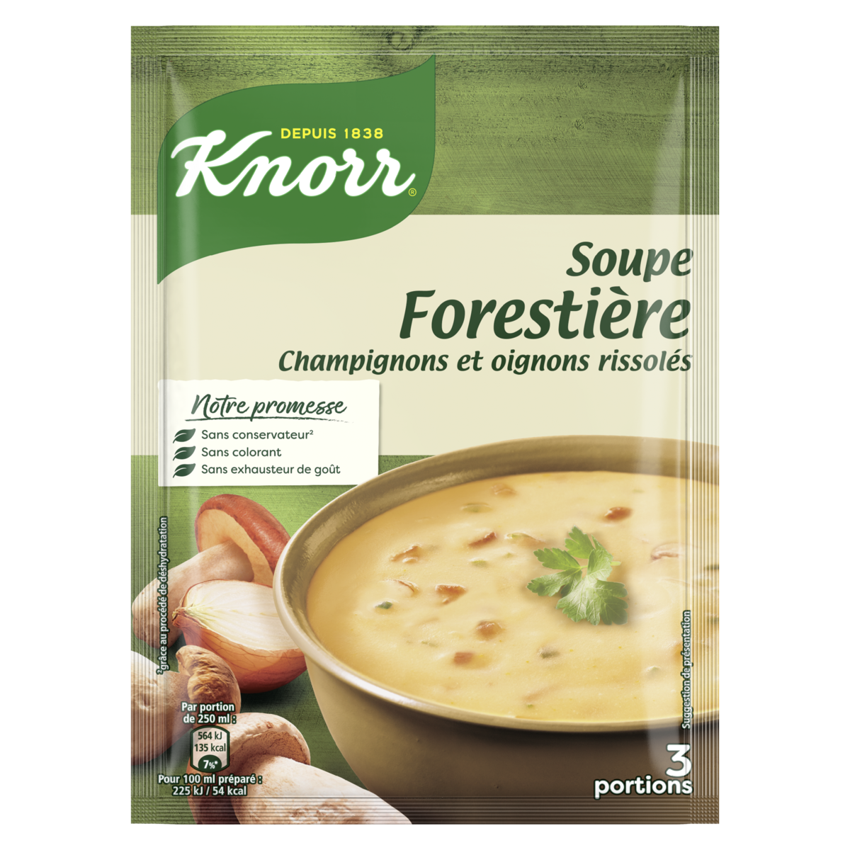 KNORR - SOUPE FORESTIERE Sachet de 85g
