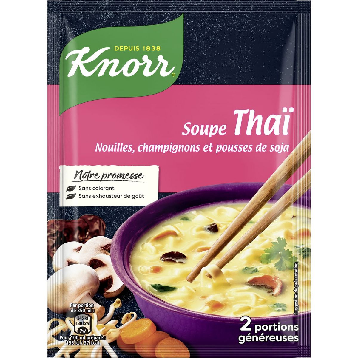 KNORR - SOUPE THAÏ Sachet de 69g