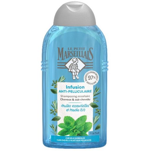 LE PETIT MARSEILLAIS - SHAMPOING ANTIPELLICULAIRE MENTHE VERTE Flacon de 250ml