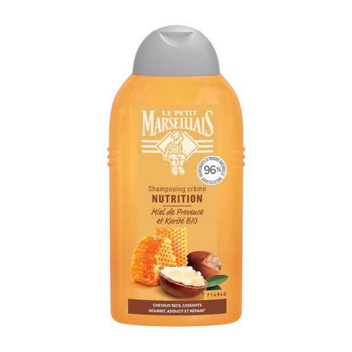 LE PETIT MARSEILLAIS - SHAMPOING MIEL DE PROVENCE ET KARITE Flacon de 250ml