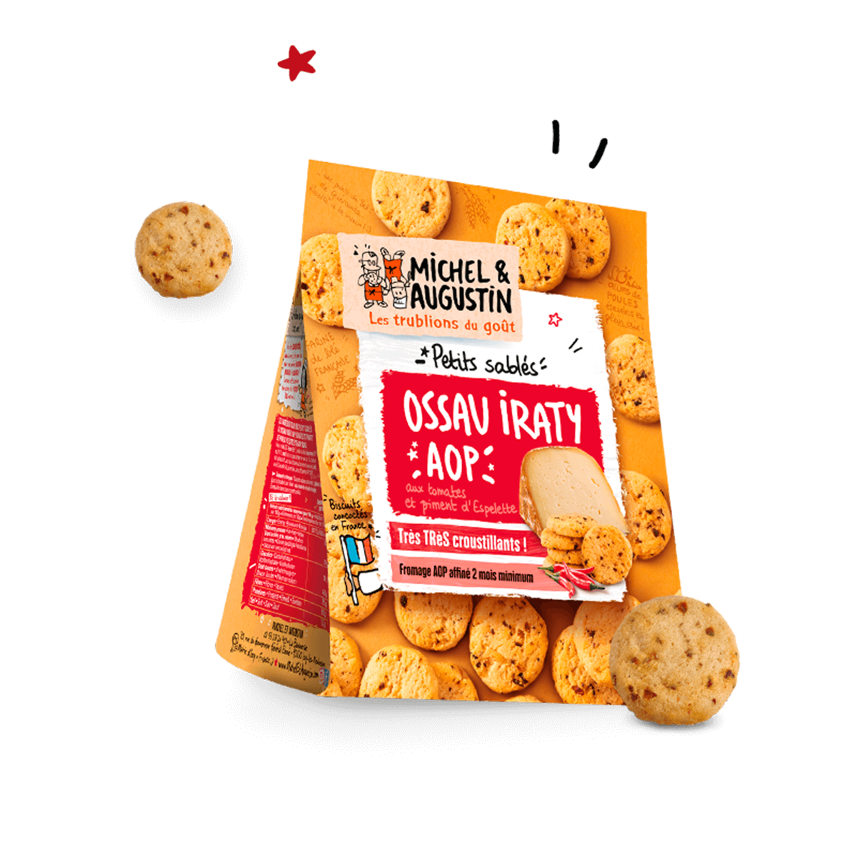 MICHEL ET AUGUSTIN - SABLE APERITIF OSSAU-IRATY Paquet de 100g