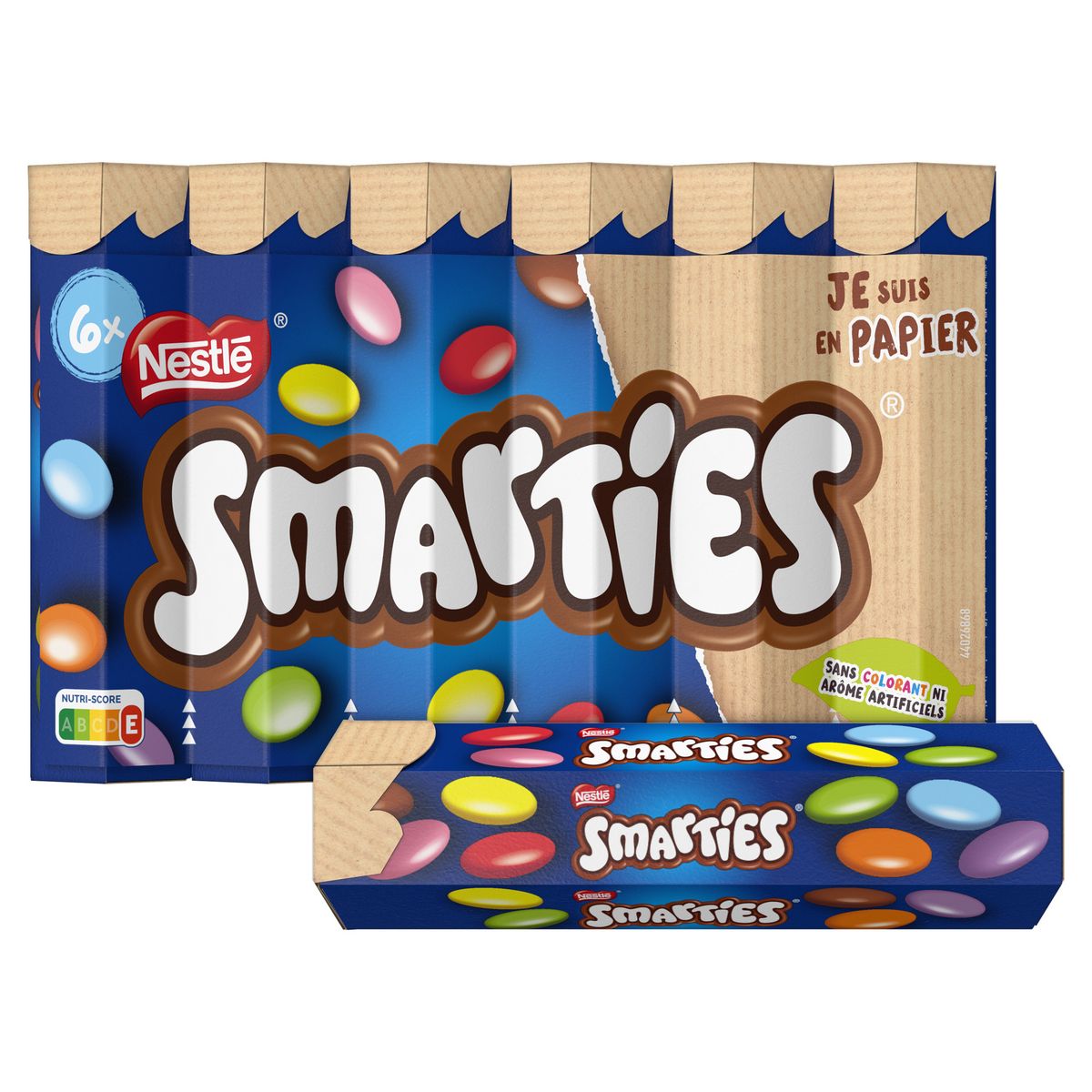 NESTLE - BONBONS CHOCOLAT AU LAIT DRAGEIFIES SMARTIES 204g