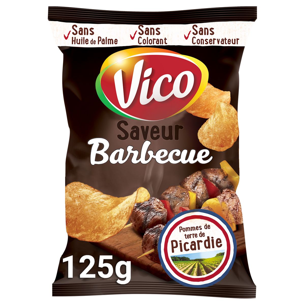 VICO - CHIPS SAVEUR BARBECUE Sachet de 125g