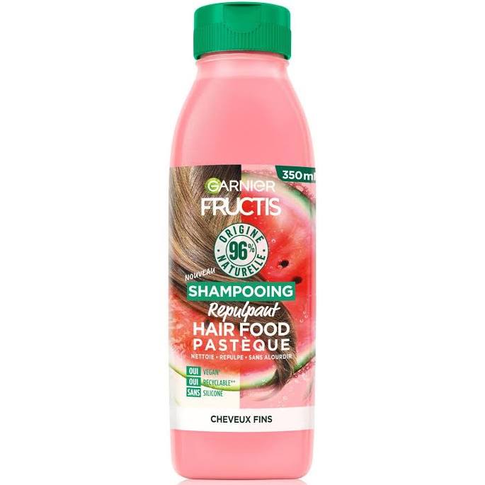 FRUCTIS - SHAMPOOING REPULPANT HAIR FOOD PASTEQUE Flacon de 350ml