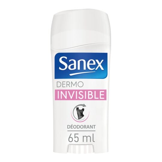SANEX - DEODORANT DERMO INVISIBLE Stick de 65ml