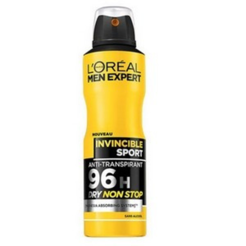 L\'OREAL - MEN EXPERT DEODORANT ANTI-TRANSPIRANT INVINCIBLE SPORT Spray de 150ml