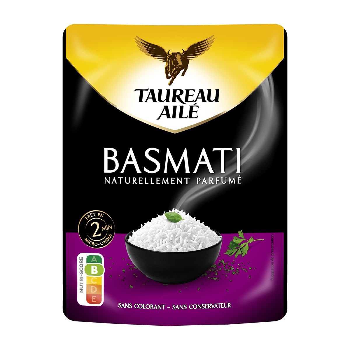 TAUREAU AILE - RIZ BASMATI MICRO ONDE Sachet de 250g