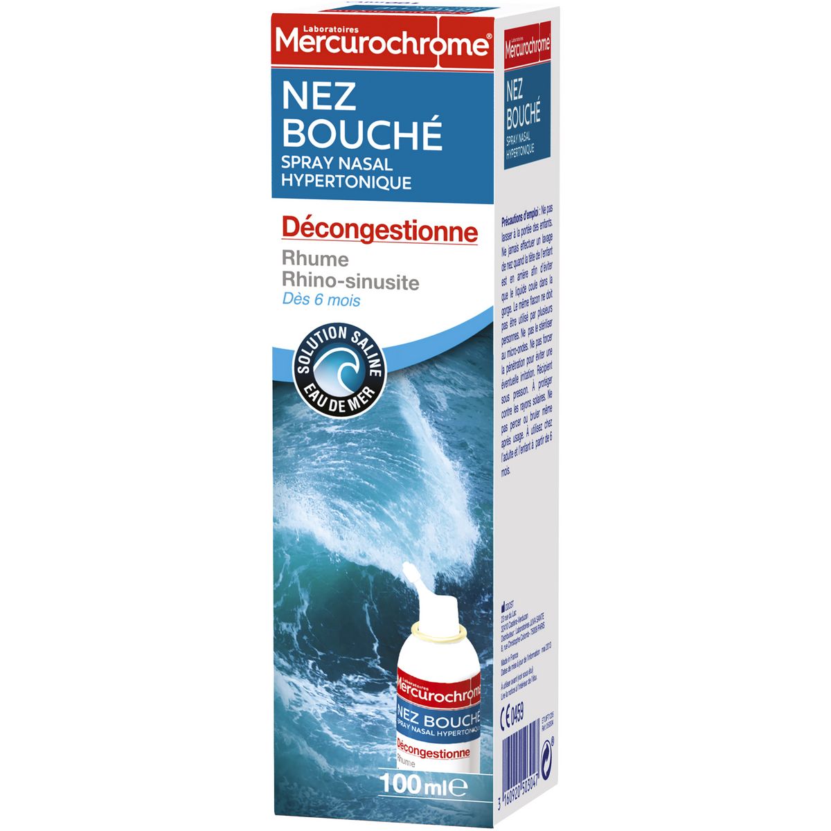 MERCUROCHROME - SPAY NASAL HYPERTONIQUE Spray de 100ml
