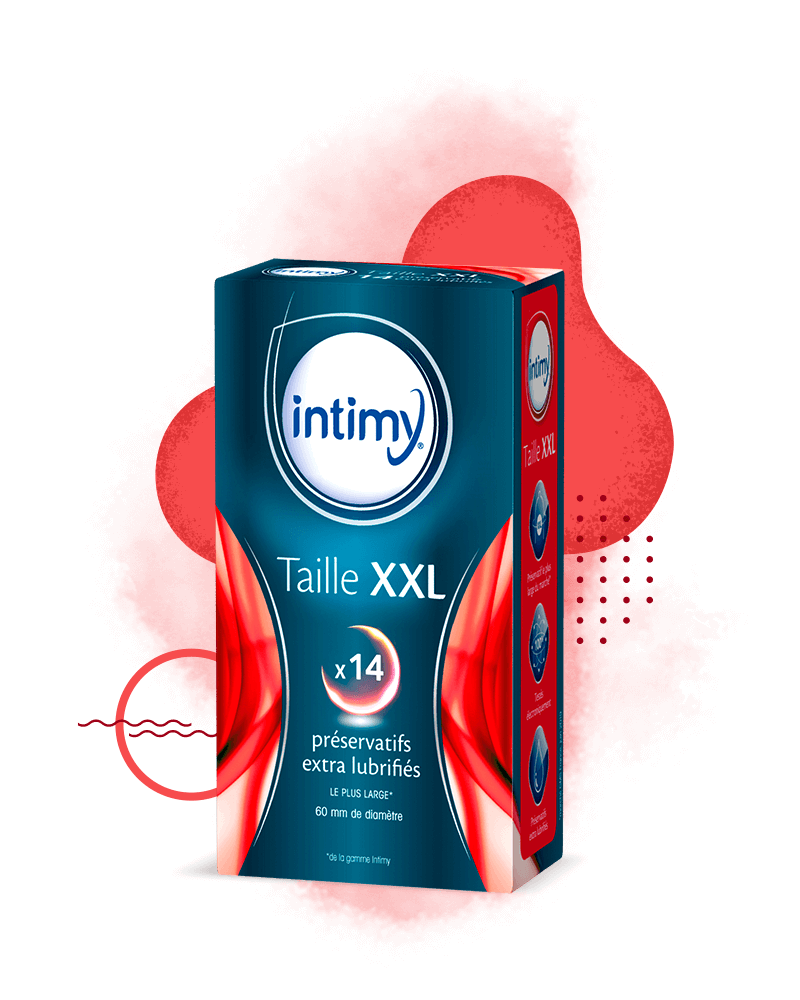 INTIMY - PRESERVATIFS TAILLE XXL Boite de 14 préservatifs