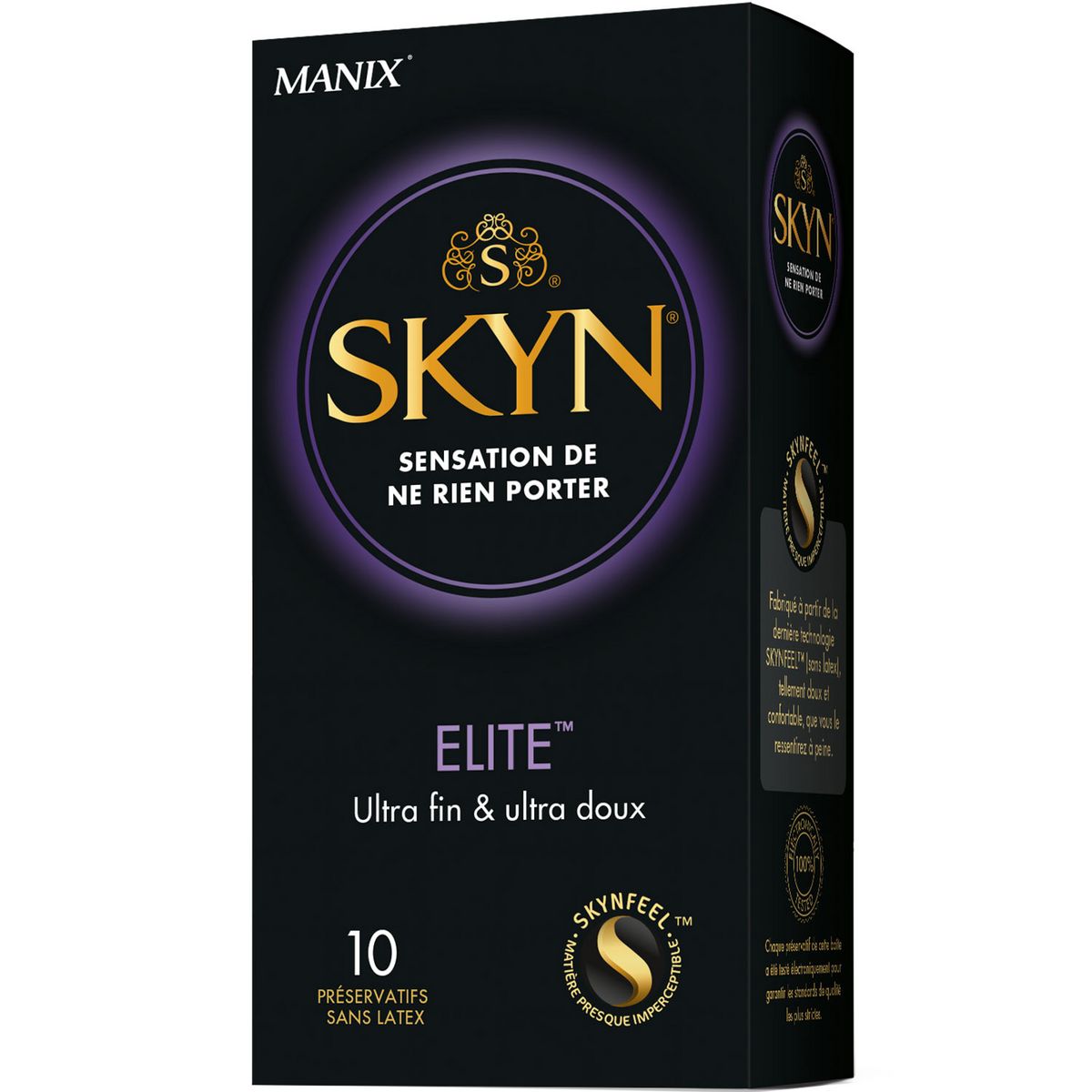 MANIX - PRESERVATIFS SKYN ELITE Boite de 10 préservatifs