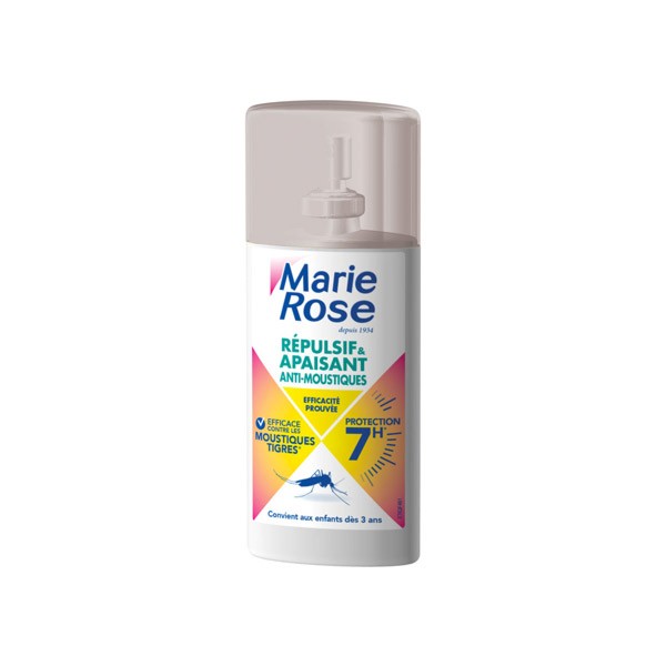 MARIE ROSE - REPULSIF ET APAISANT ANTI-MOUSTIQUES PROTECTION 7H Spray de 100ml