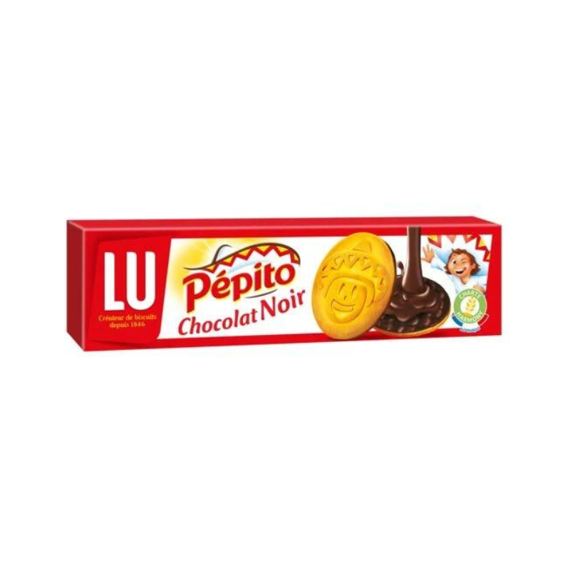 LU - BISCUITS NAPPES CHOCOLAT NOIR PEPITO 192g