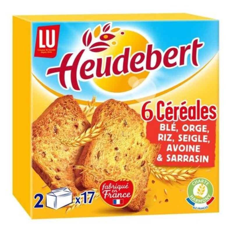 LU - BISCOTTES 6 CEREALES HEUDEBERT 300g