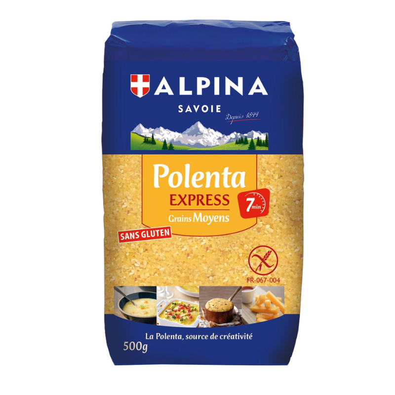 ALPINA SAVOIE - POLENTA EXPRESS GRAIN MOYEN Paquet de 500g