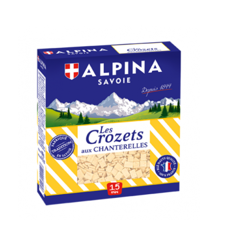 ALPINA SAVOIE - CROZETS AUX CHANTERELLES Paquet de 400g