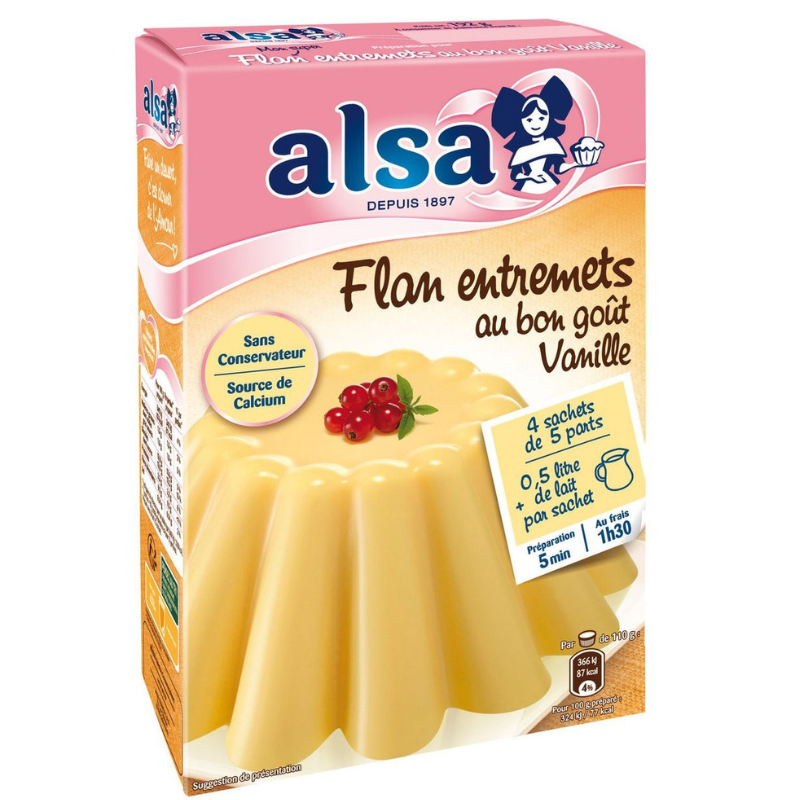 ALSA - PREPARATION POUR FLAN ENTREMET SAVEUR VANILLE 192g
