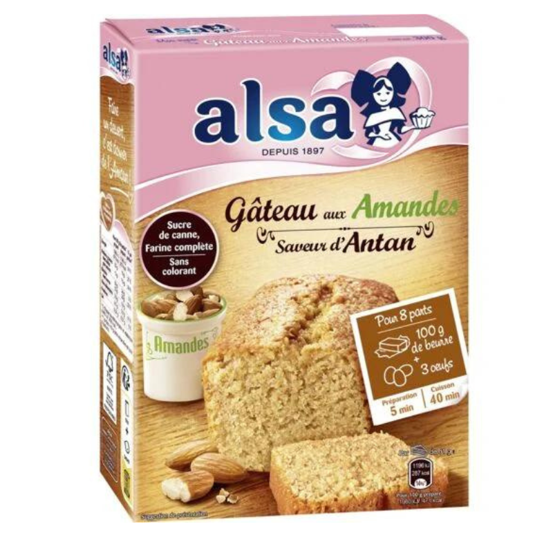 ALSA - PREPARATION POUR GÂTEAU AUX AMANDES SAVEURS D\'ANTAN 300g
