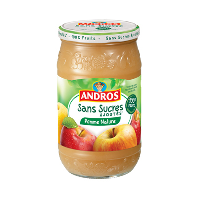 ANDROS - DESSERT POMME NATURE SANS SUCRE AJOUTE Pot de 730g