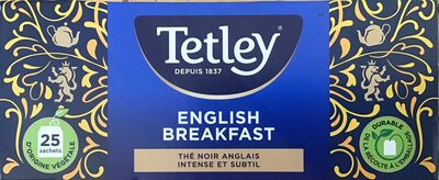 TETLEY - THE ENGLISH BREAKFAST 25 sachets