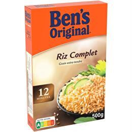 BEN\'S ORIGINAL - RIZ COMPLET 12 minutes Paquet de 500g