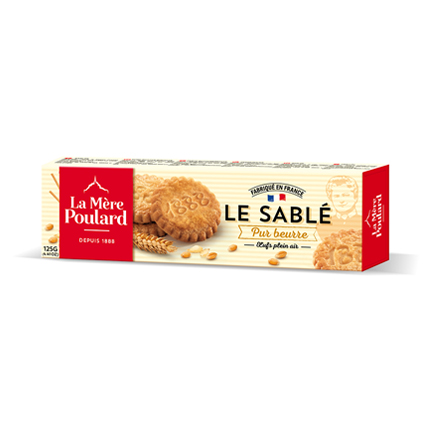 LA MERE POULARD - SABLES PURE BEURRE Paquet de 125g