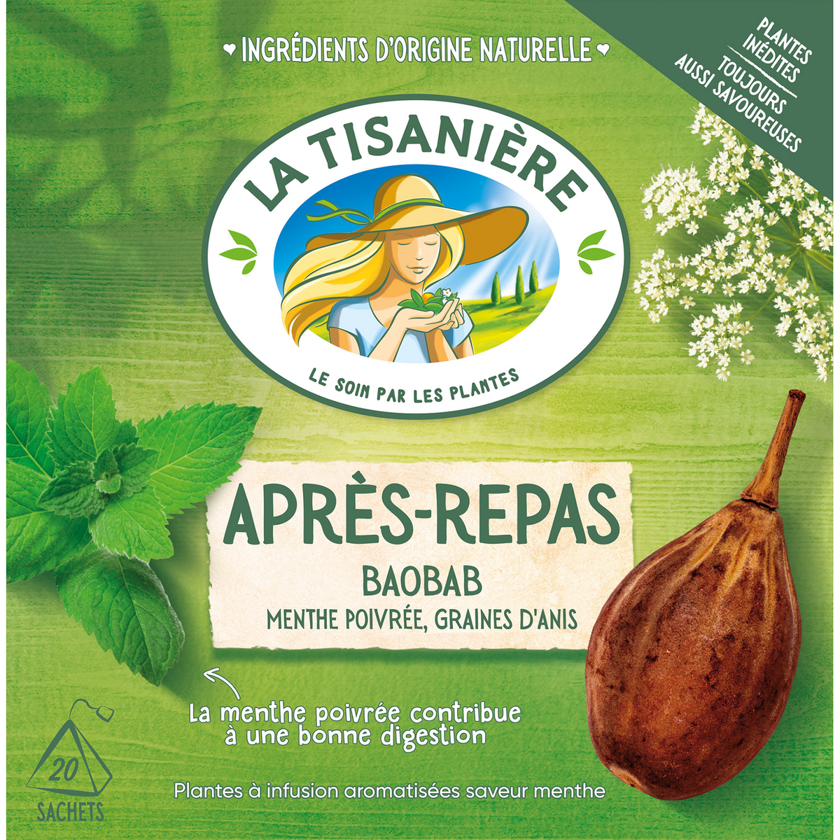 LA TISANIERE - INFUSION APRES-REPAS 20 sachets