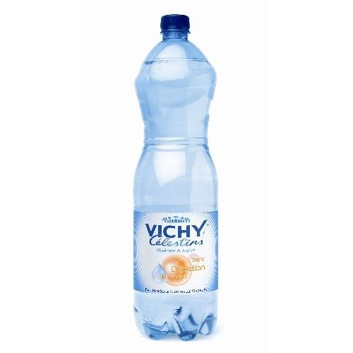 VICHY CELESTINS - EAU GAZEUSE MINERALE NATURELLE La bouteille de 115cl