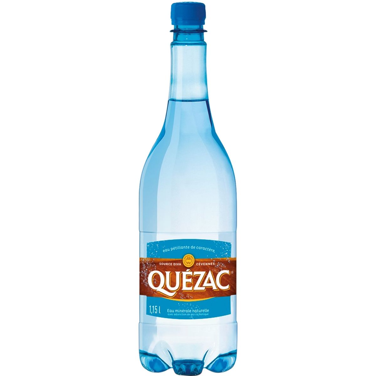 QUEZAC - EAU GAZEUSE MINERALE NATURELLE La bouteille de 115cl