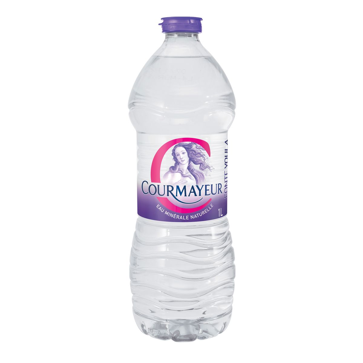 COURMAYEUR - EAU MINERALE NATURELLE La bouteille de 100cl