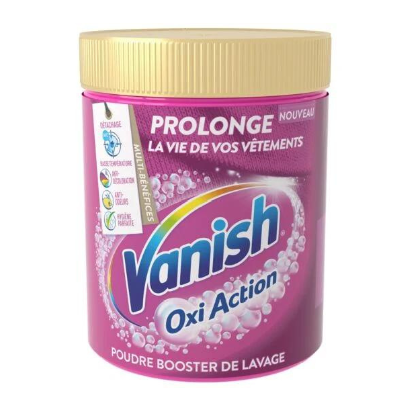 VANISH - DETACHANT POUDRE OXY ACTION Le pot de 470g