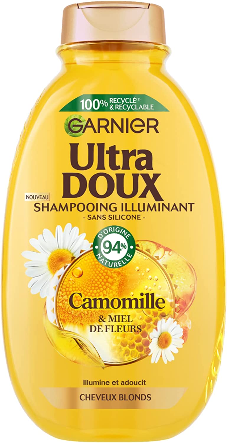 ULTRA DOUX - SHAMPOING CAMOMILLE MIEL DE FLEURS Flacon de 300ml