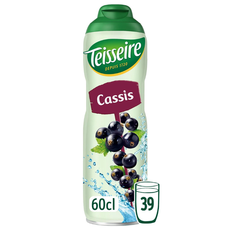 TEISSEIRE - SIROP PARFUM CASSIS Bidon de 60cl