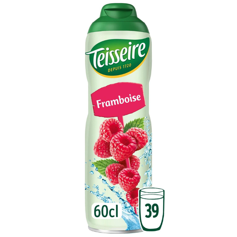 TEISSEIRE - SIROP PARFUM FRAMBOISE Bidon de 60cl