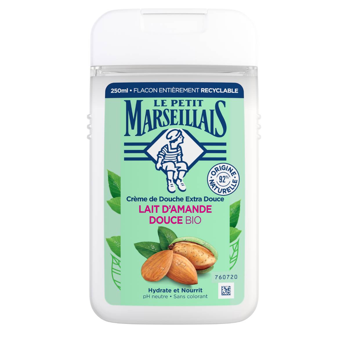 LE PETIT MARSEILLAIS - DOUCHE CREME AU LAIT D\'AMANDE DOUCE Flacon de 250ml