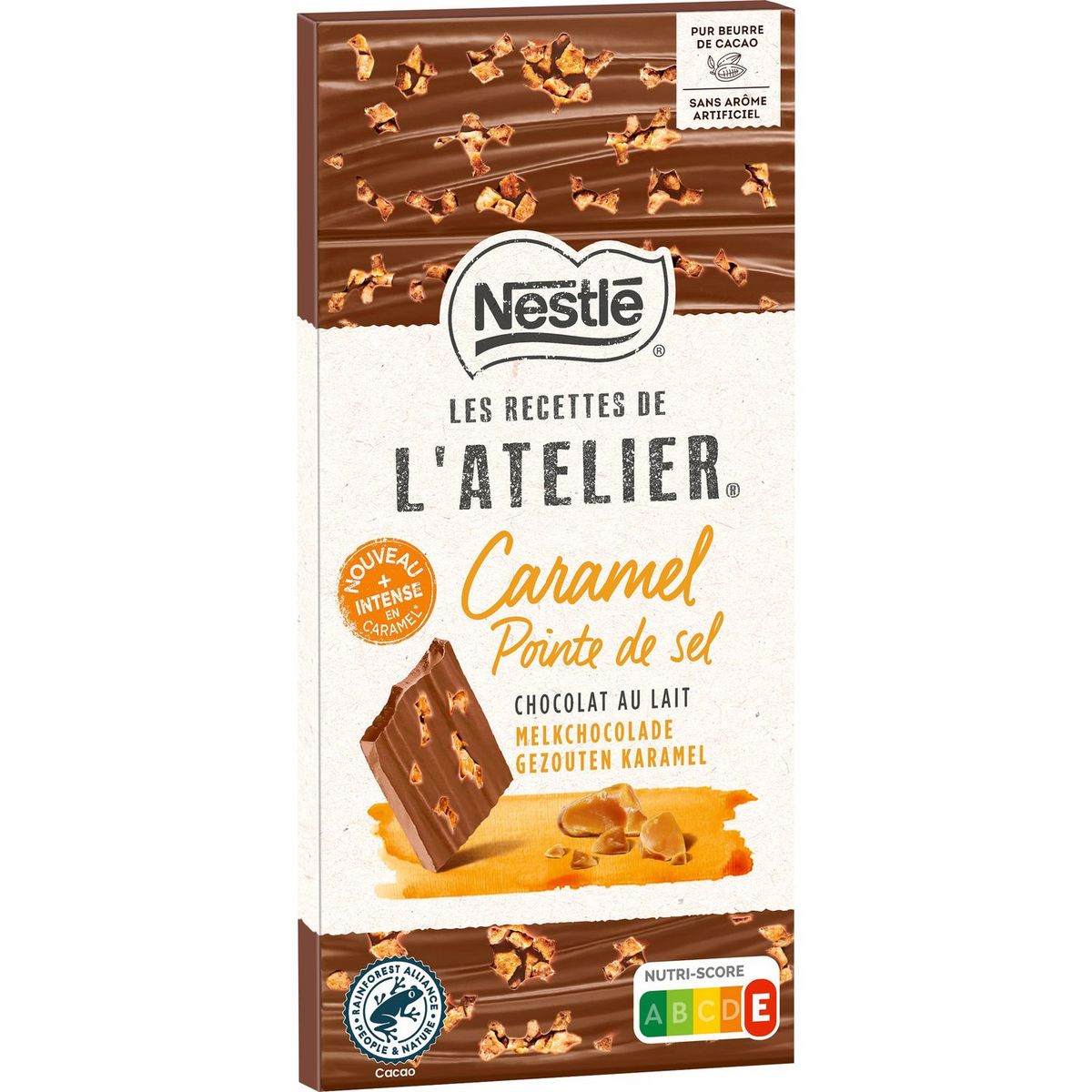 NESTLE - CHOCOLAT NOIR CARAMEL POINTE DE SEL 100g