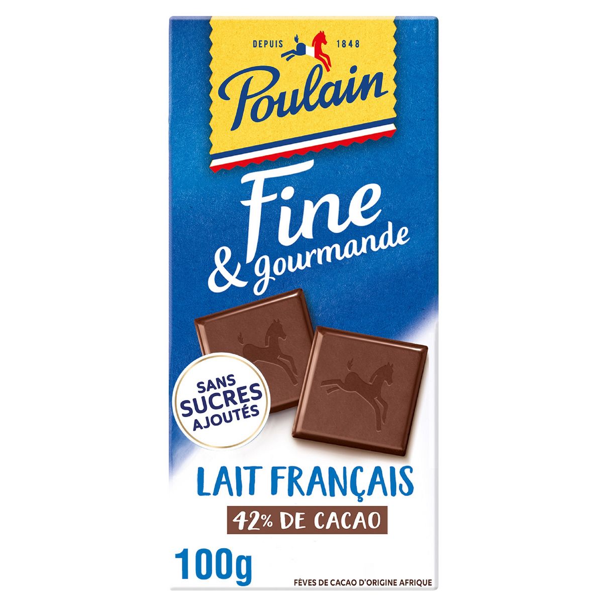POULAIN - CHOCOLAT AU LAIT LIGNE GOURMANDE 100g