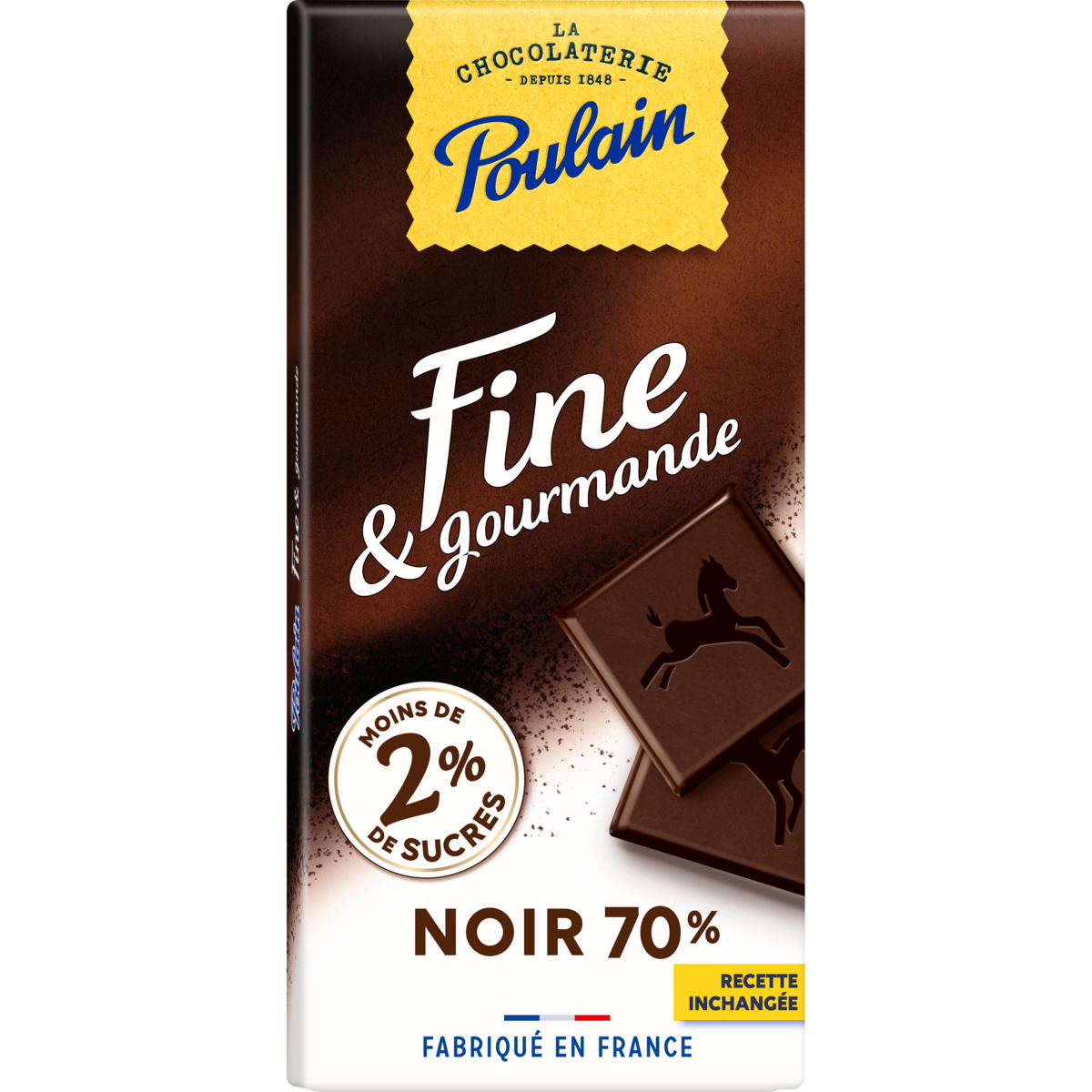 POULAIN - CHOCOLAT NOIR LIGNE GOURMANDE 100g