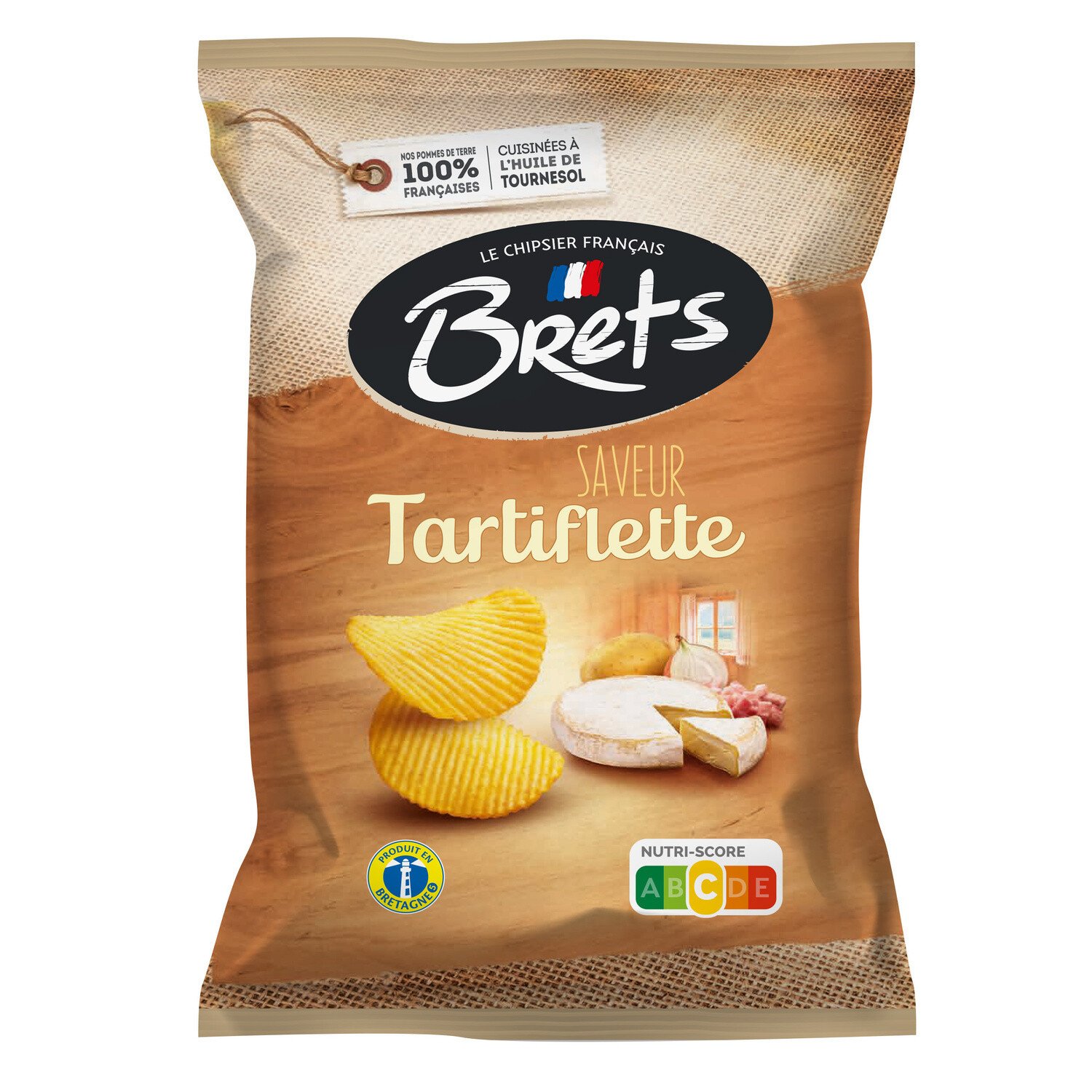 BRET\'S - CHIPS SAVEUR TARTIFLETTE Paquet de 125g