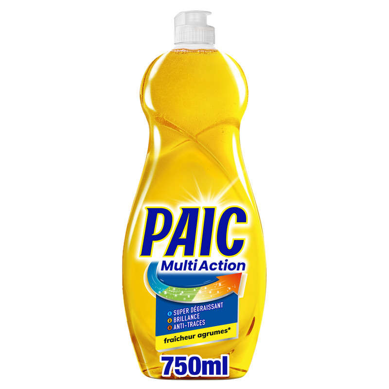 PAIC - LIQUIDE VAISSELLE MULTI-ACTION Flacon de 750ml