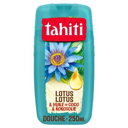 TAHITI - GEL DOUCHE HYDRATANT LOTUS ET HUILE DE COCO Flacon de 250ml
