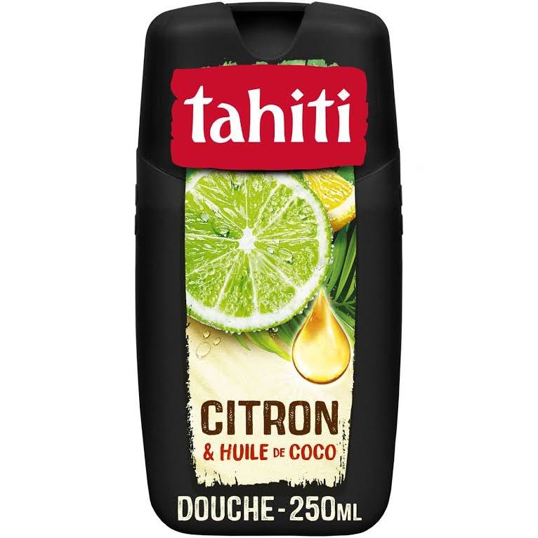TAHITI - GEL DOUCHE HYDRATANT CITRON RET HUILE DE COCO Flacon de 250ml