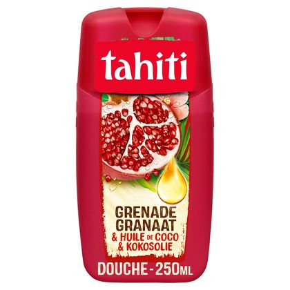TAHITI - GEL DOUCHE HYDRATANT GRENADE ET HUILE DE COCO Flacon de 250ml