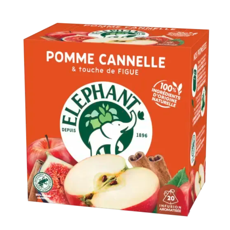 ELEPHANT - INFUSION POMME CANNELLE 20 sachets