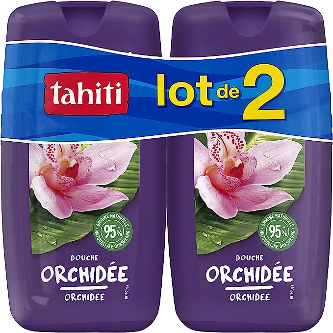 TAHITI - GEL DOUCHE ORCHIDEE RELAXANTE 2 Flacons de 250ml