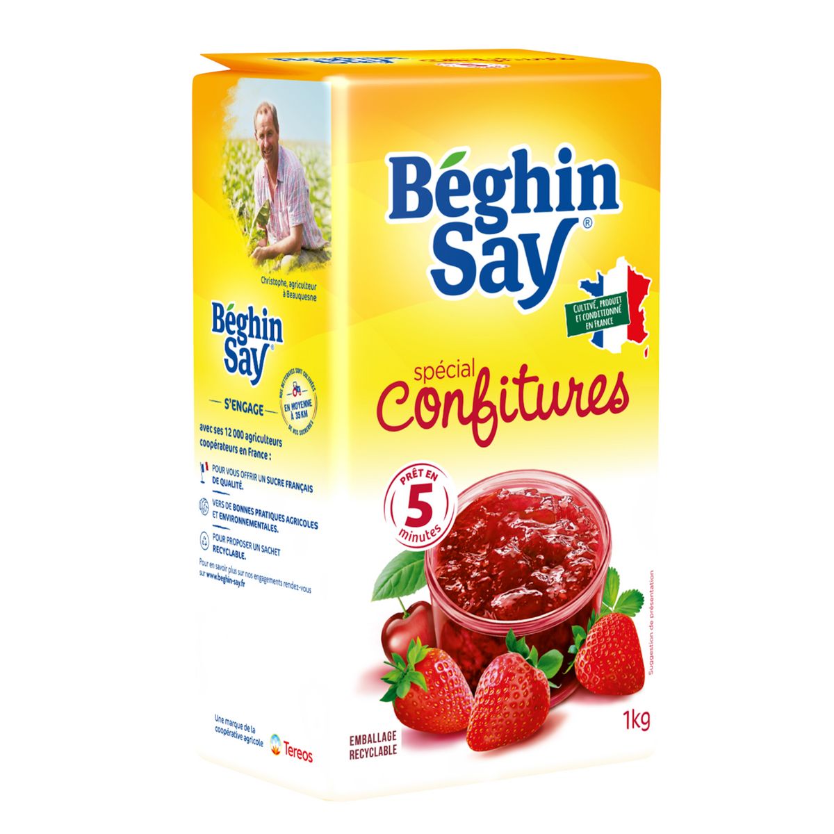 BEGHIN SAY - SUCRE SPECIAL CONFITURES Paquet de 1kg